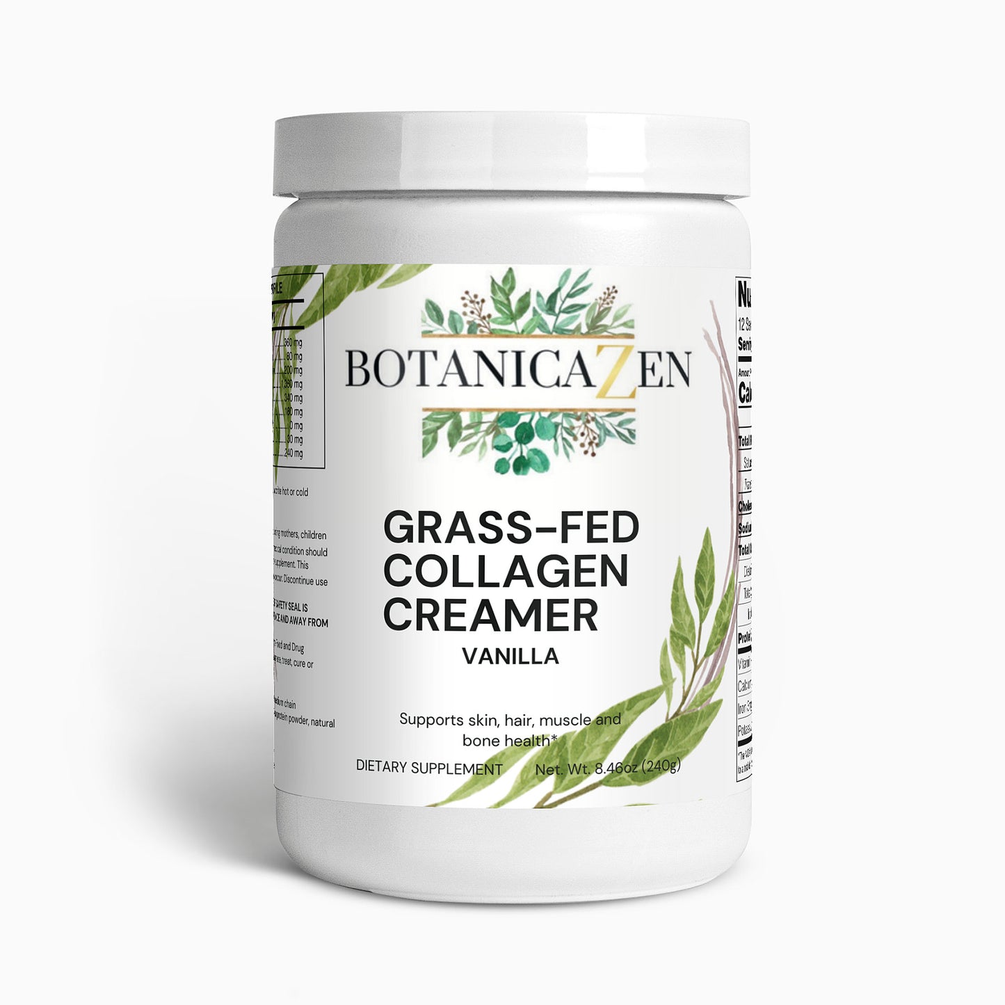 Grass-Fed Collagen Creamer (Vanilla)