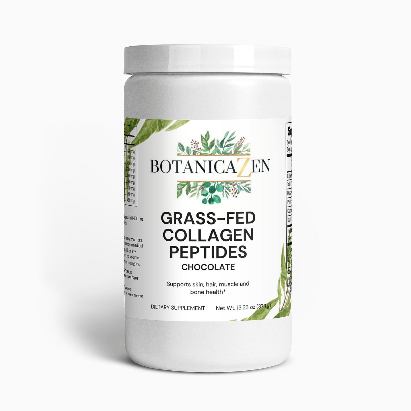 Grass-Fed Collagen Peptides Powder (Chocolate)